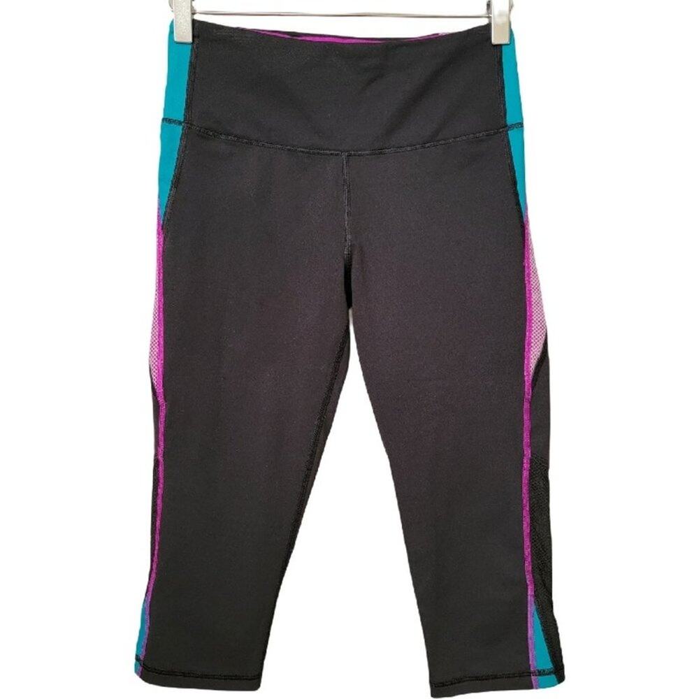Victoria's Secret VSX Sport Knockout Crop Black Leggings